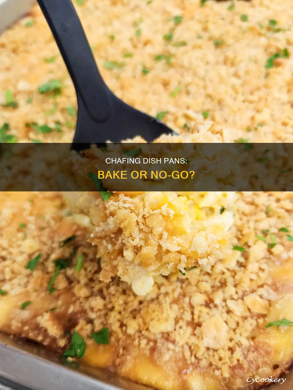 can you bake in a chafing dish pan