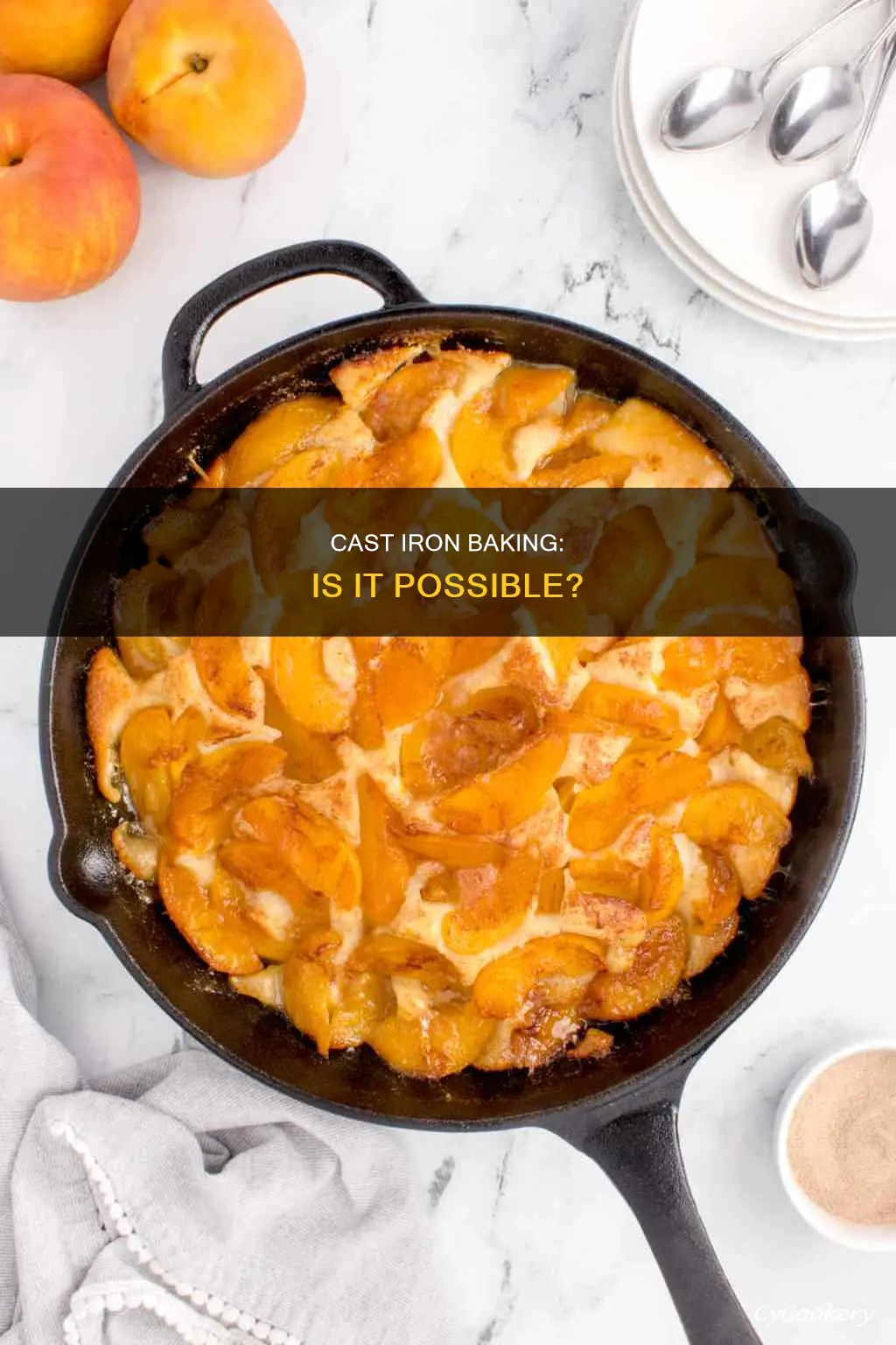 can you bake in castiron pans