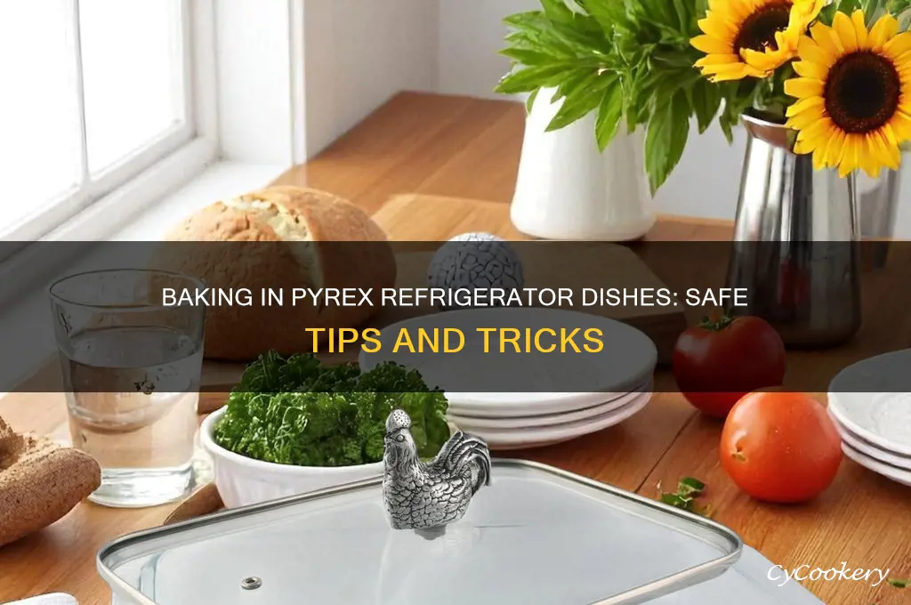 can you bake in pyrex refrigerator dishes