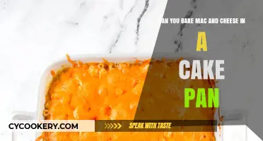 Baking Mac and Cheese: Cake Pan Magic!