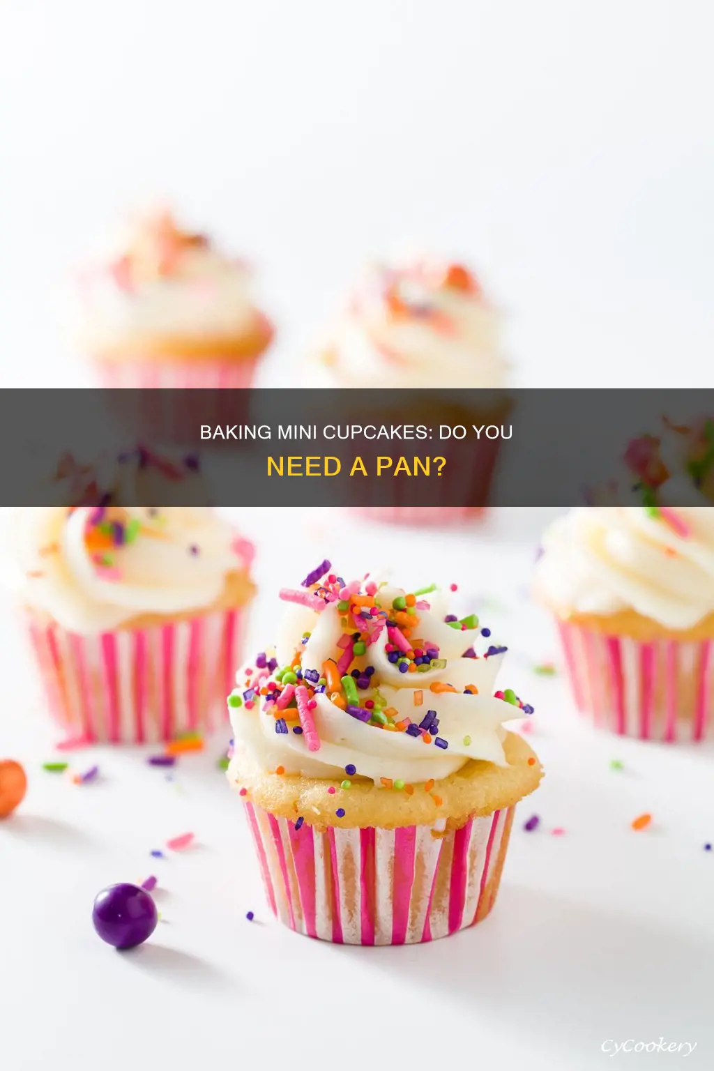 can you bake mini cupcakes without a pan