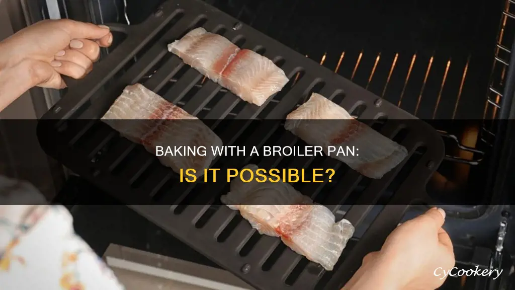 can you bake on a broiler pan
