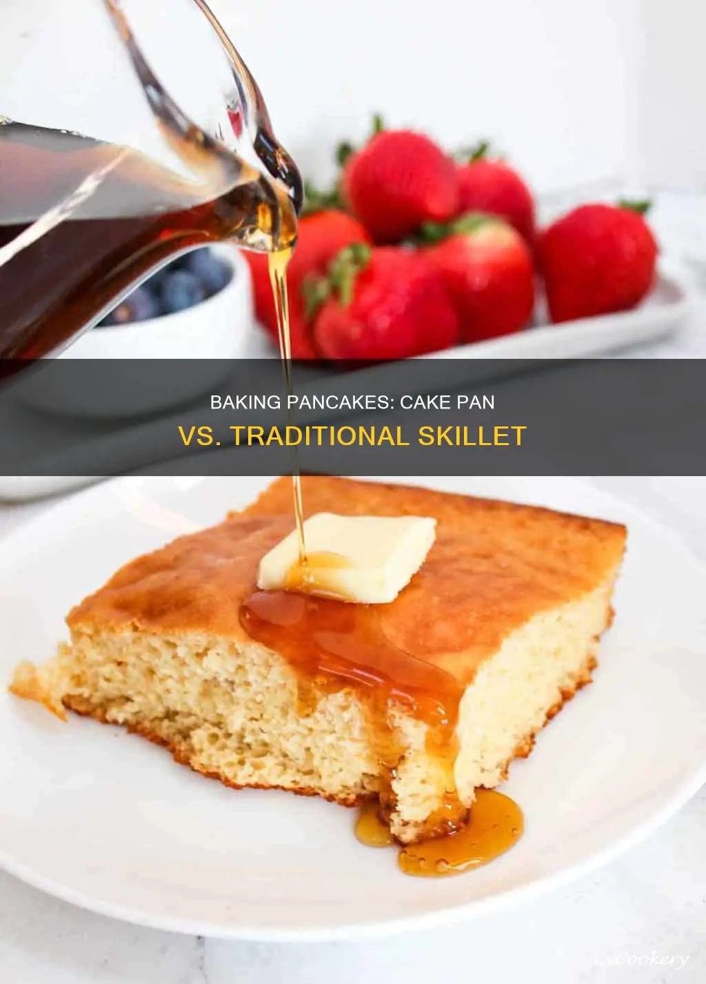 can you bake pancakes in a cake pan