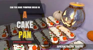 Baking Pumpkin Bread: Cake Pan Alternative