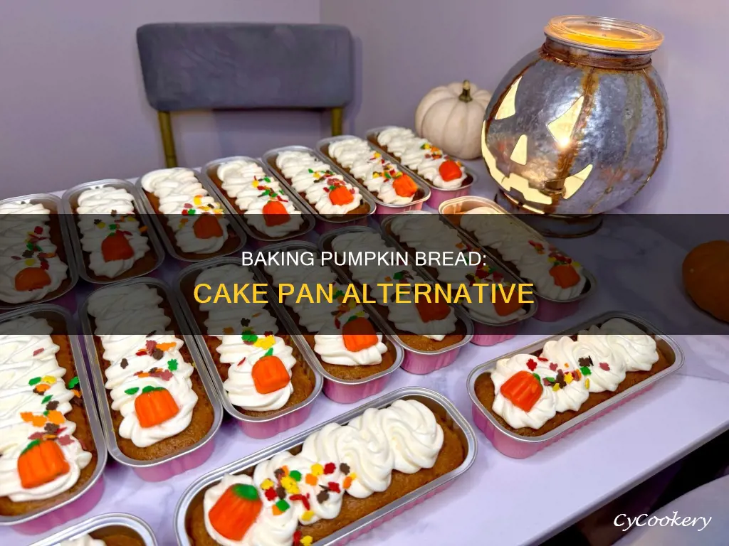 can you bake pumpkin bread in a cake pan