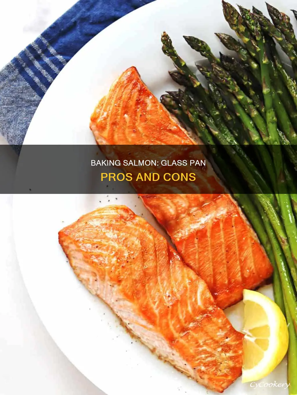 can you bake salmon in a glass pan