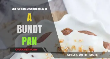 Baking Zucchini Bread: Bundt Pan Possibilities