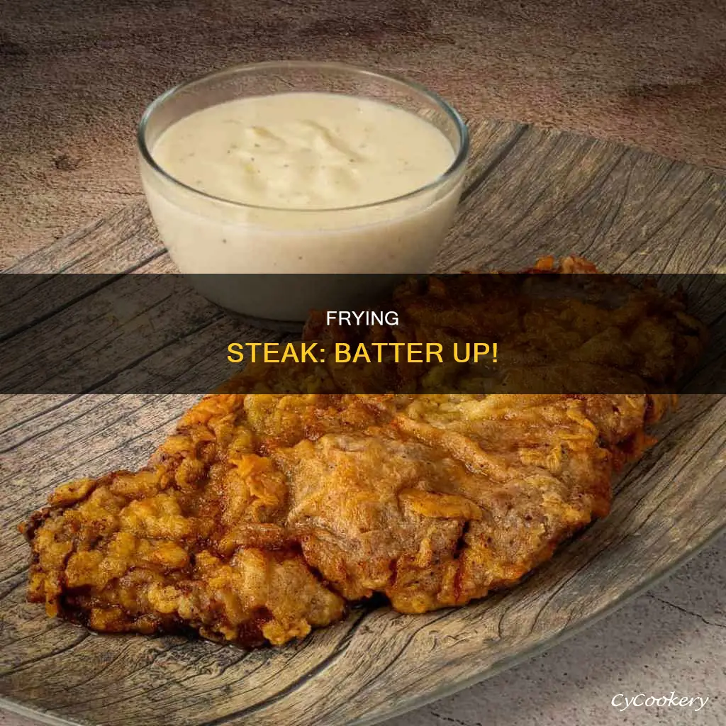 can you batter and fry steak in a pan