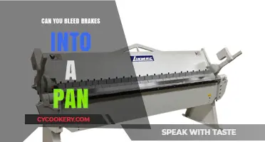 Brake Bleeding: Using a Pan, the Right Way
