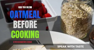 How Blending Oatmeal Before Cooking Affects Your Breakfast