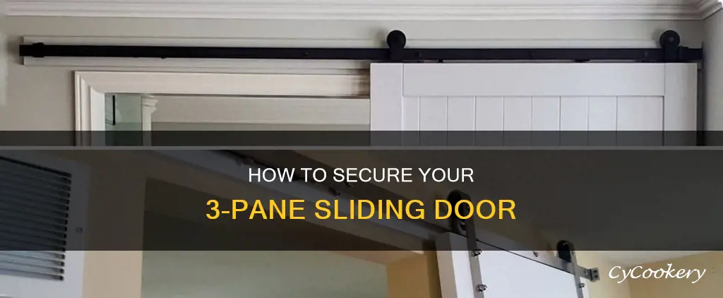 can you board up a 3 pane sliding door