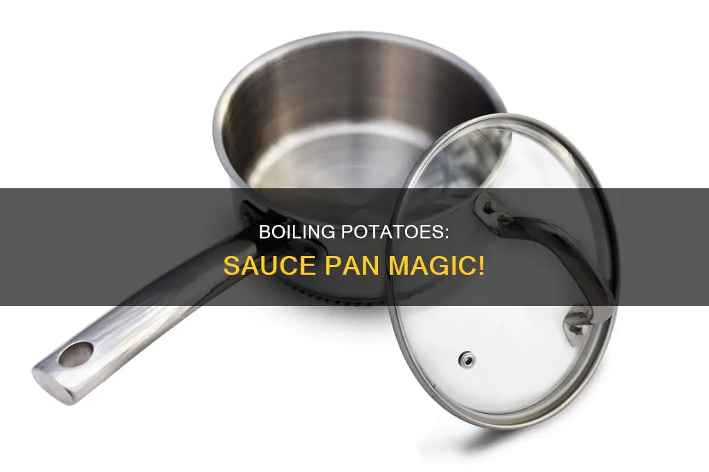 can you boil a potato in a sauce pan