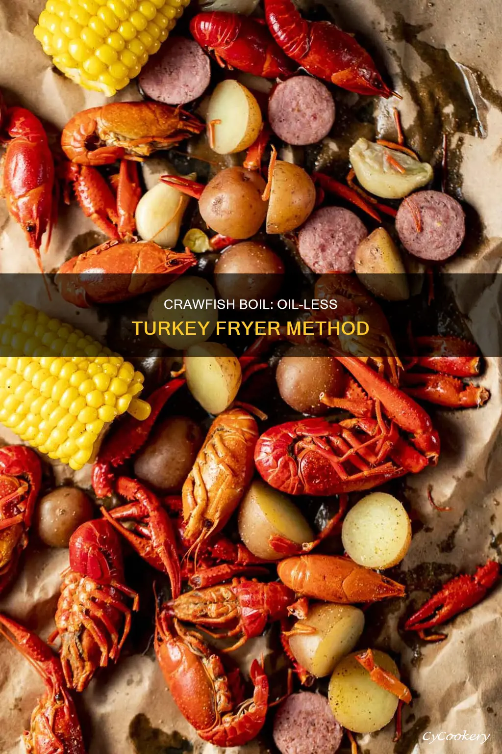 can you boil crawfish in a oil less turkey fryer