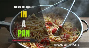 Boiling Noodles: Pan Choice for Quick Cooking