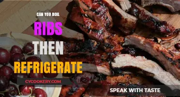 Boil Ribs, Chill Later: Mastering Prep and Storage Techniques
