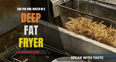 Boiling Water in a Deep Fat Fryer: Is It Possible?