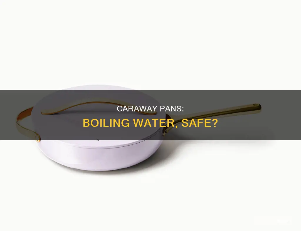 can you boil water in caraway pans