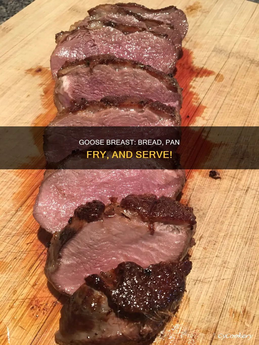 can you bread and pan fry goose breast