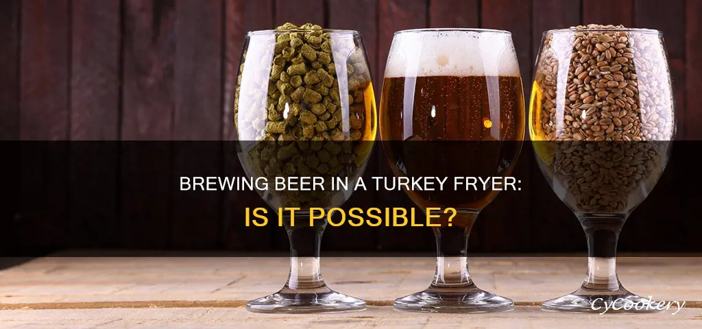 can you brew beer in a turkey fryer