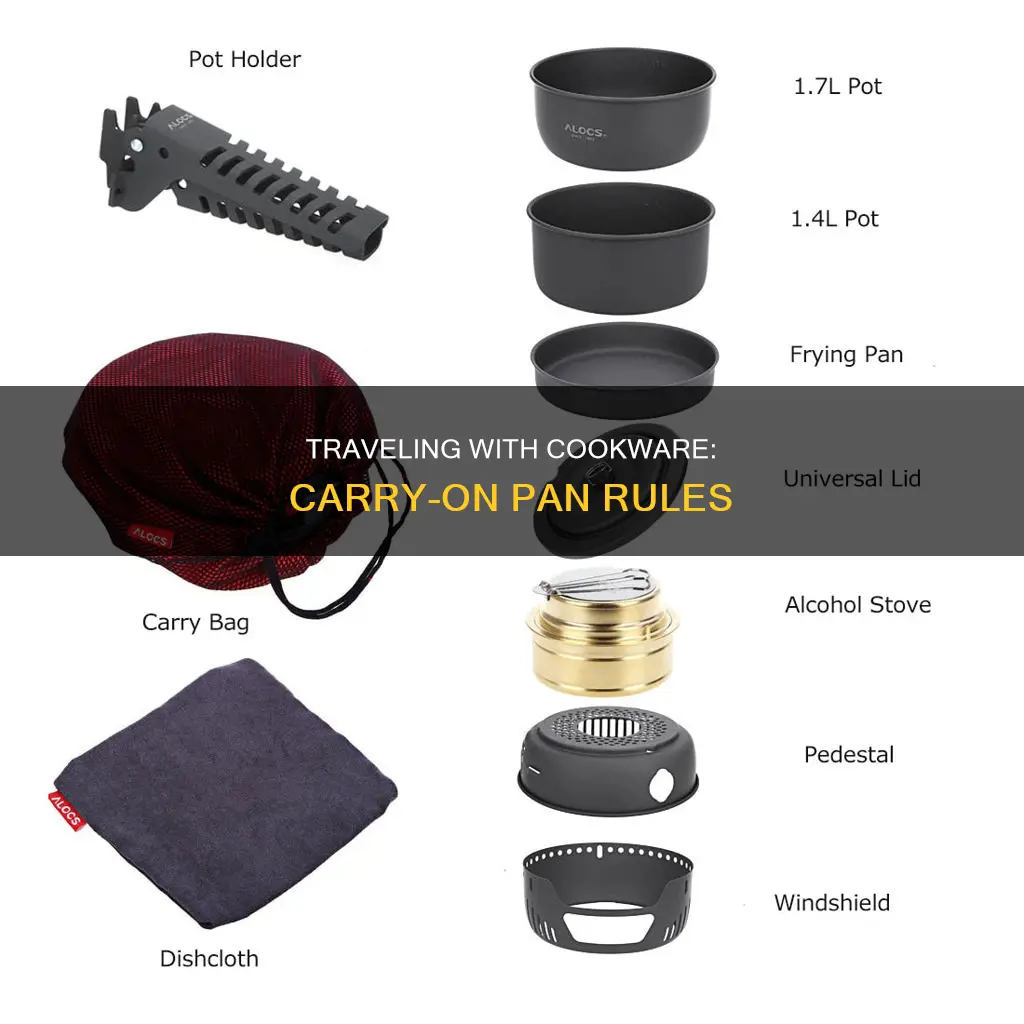 can you bring a cooking pan in the carry on