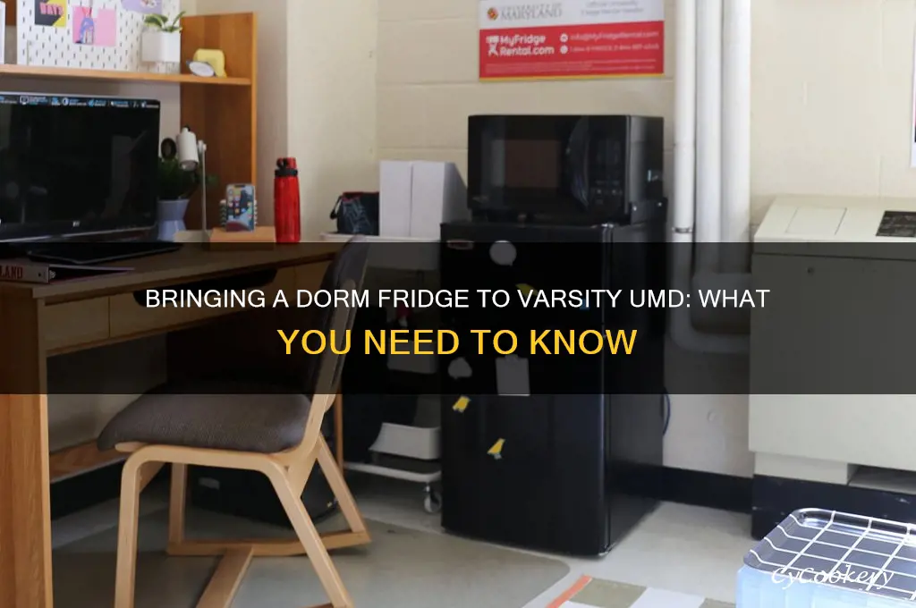 can you bring a dorm refrigerator to the varsity umd