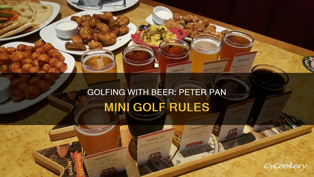 can you bring beer to peter pan mini golf