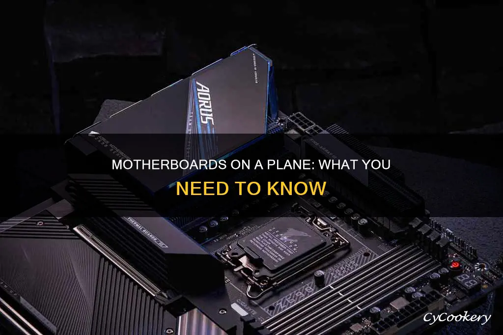 can you bring motherboards on a pane