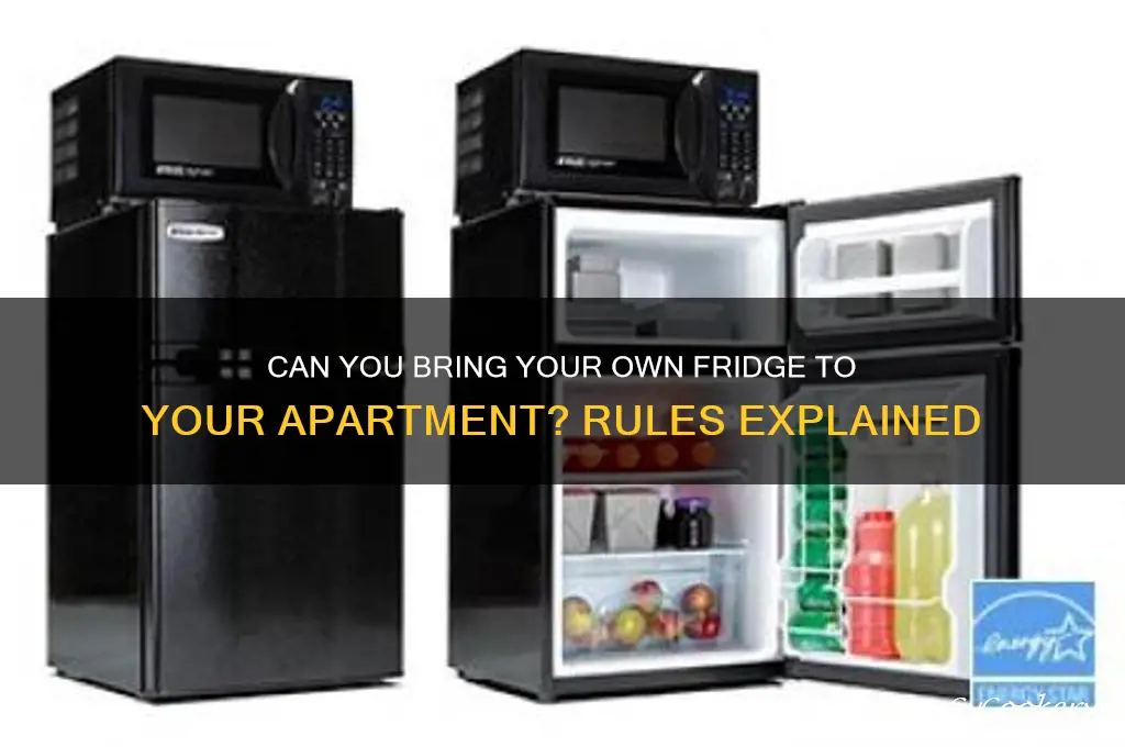 can you bring your own refrigerator to an apartment