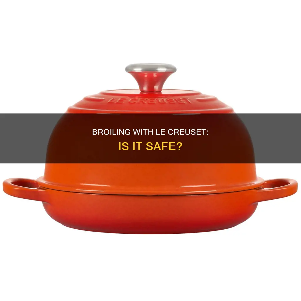 can you broil in a le creuset pan
