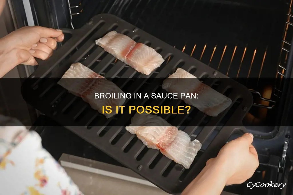 can you broil in a sauce pan