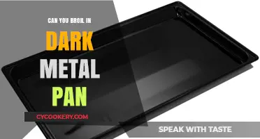 Broiling with Dark Metal Pans: Safe or Not?