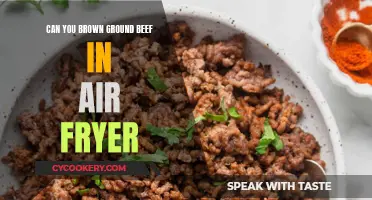 Air-Frying Ground Beef: Browning Perfection