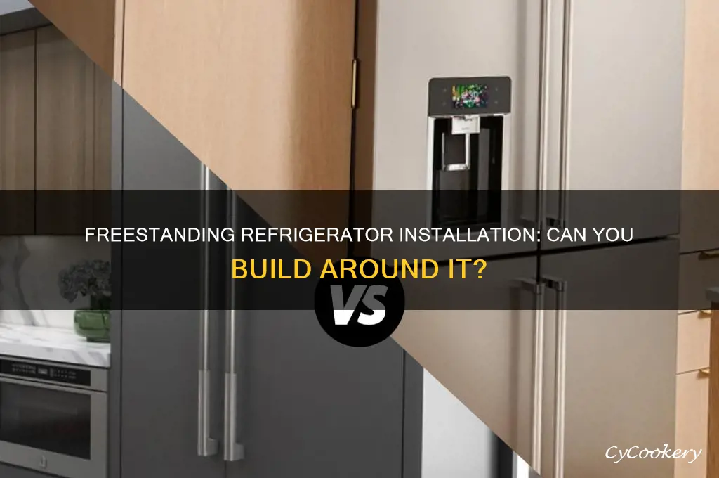 can you build in a freestanding refrigerator