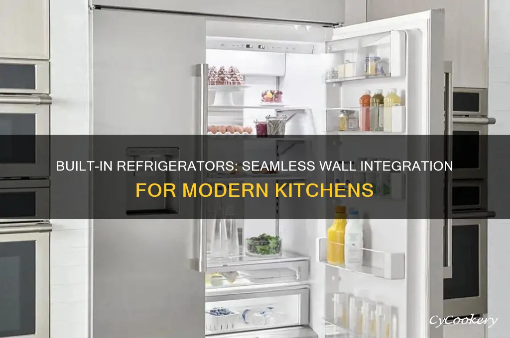 can you build in a refrigerator in the wall