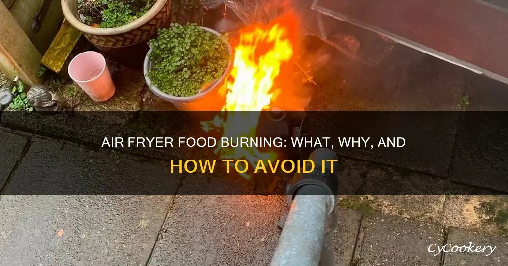 can you burn food in air fryer