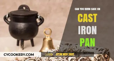 Burning Sage: Cast Iron Pan Safety