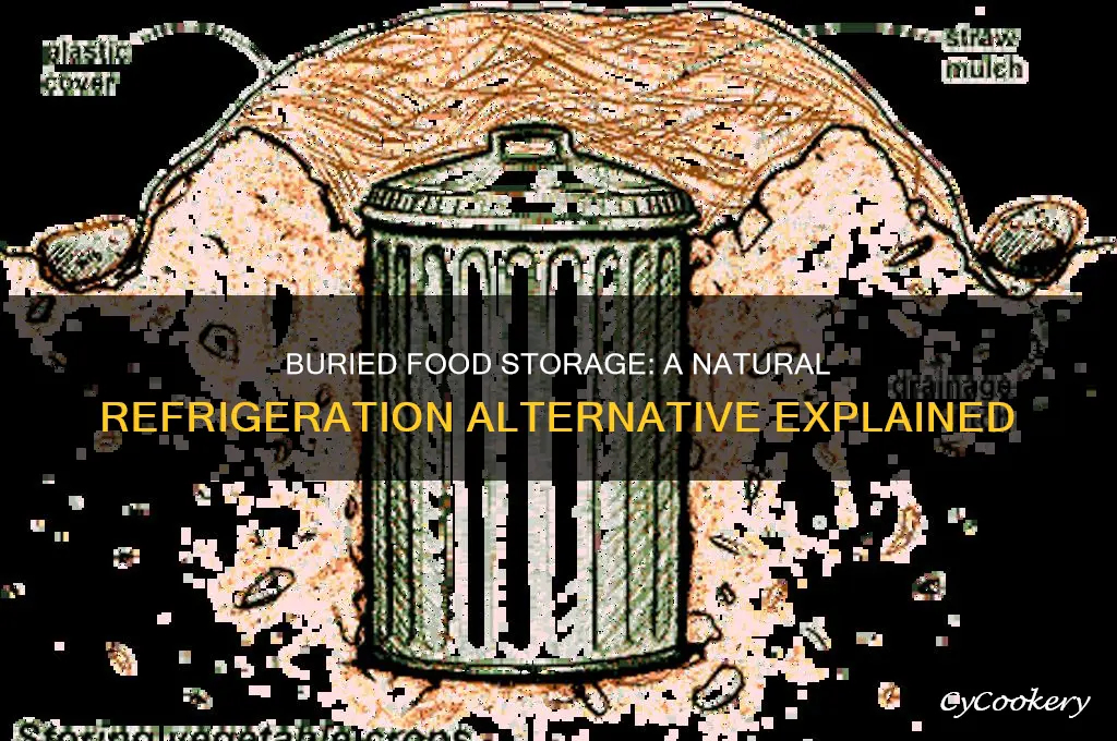 can you burry food to refrigerate it