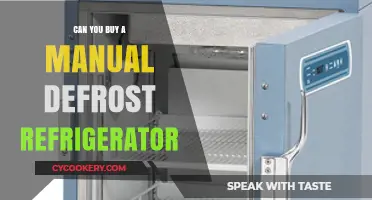 Manual Defrost Refrigerators: Are They Still Available for Purchase?