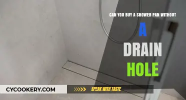 Shower Pan Without Drain Hole: Is It Possible?