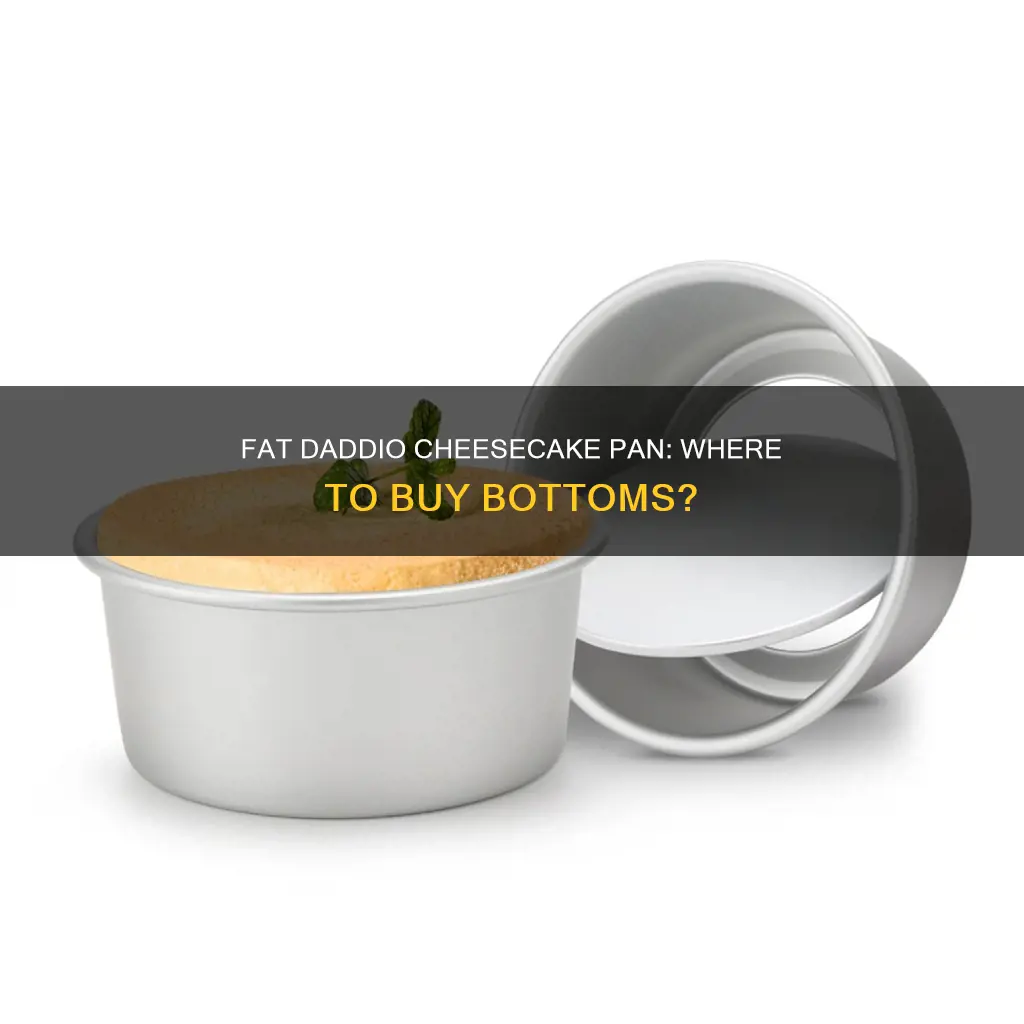 can you buy bottoms for fat daddio cheesecake pans