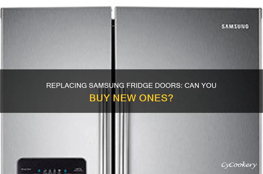can you buy new doors to replace a samsung refrigerator