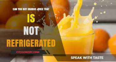 Unrefrigerated Orange Juice: Where to Find Shelf-Stable Options