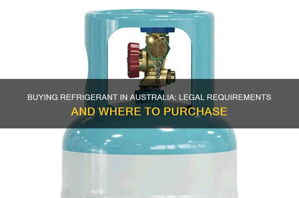 can you buy refrigerant in australia