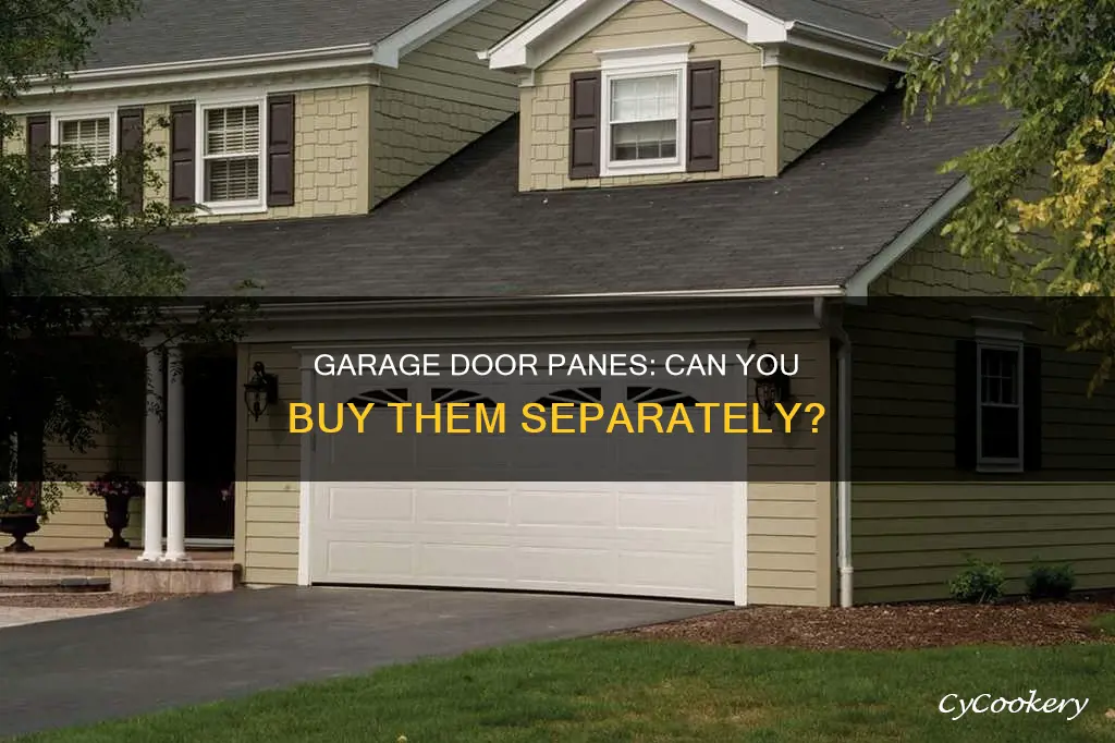 can you buy the panes for a garage door