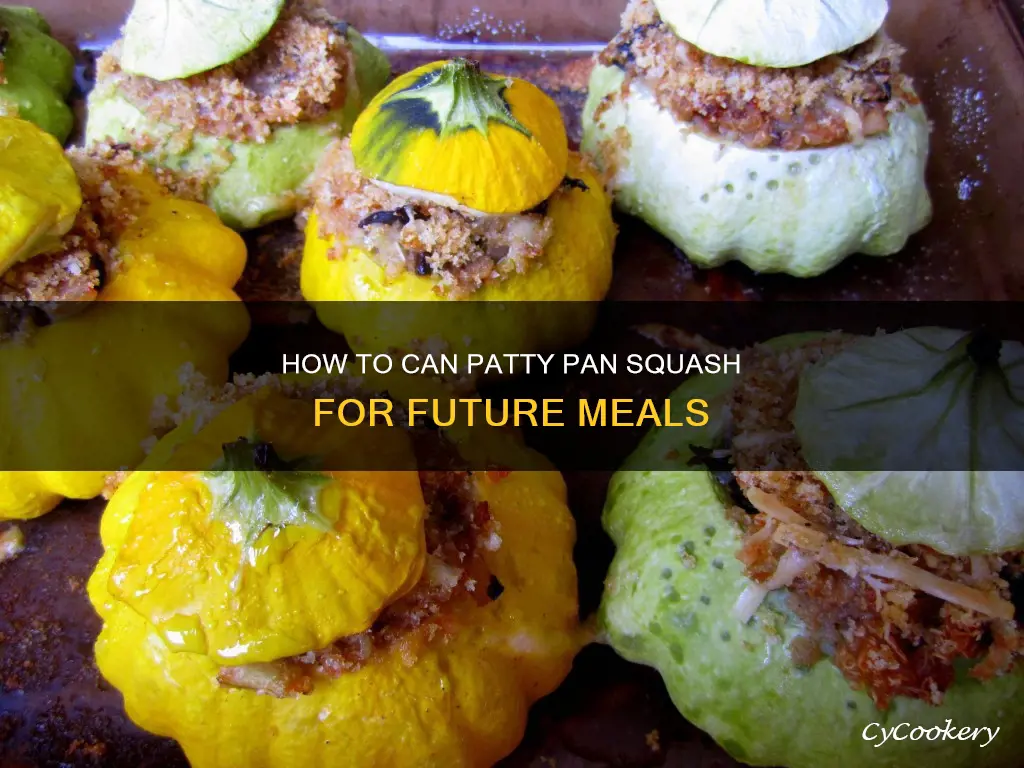 can you can patty pan squash