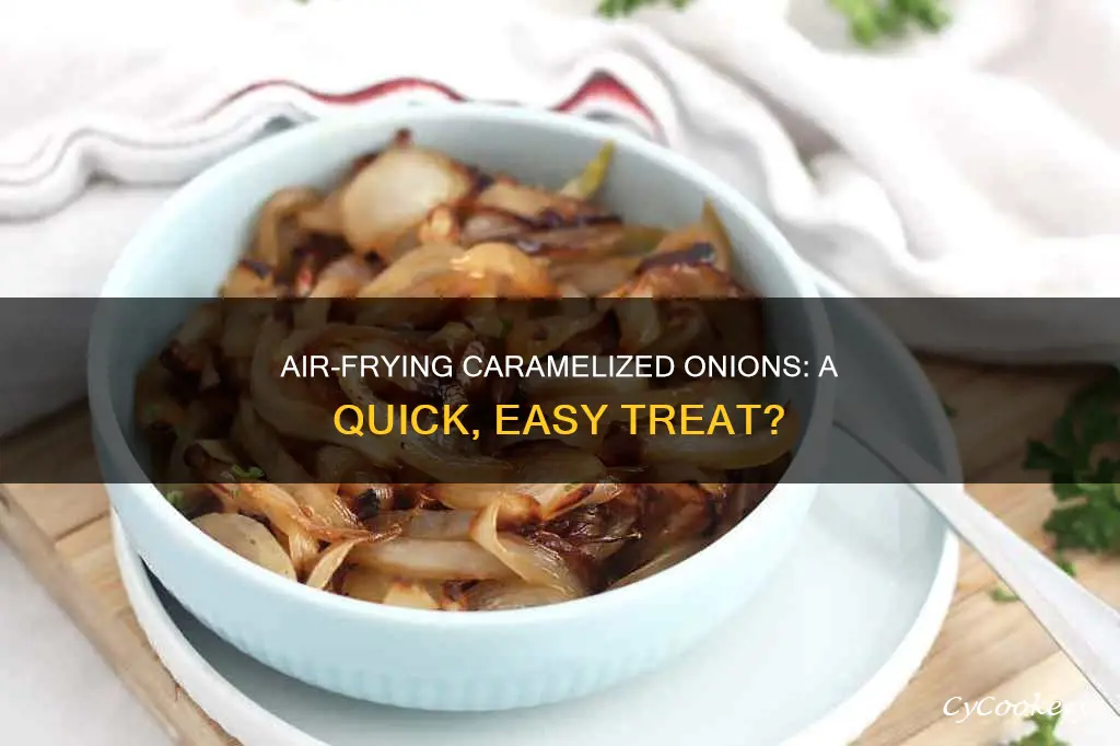 can you caramelize onions in air fryer