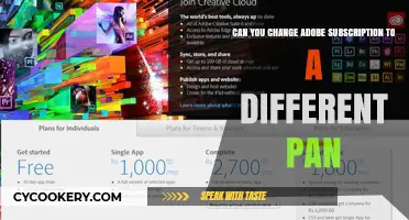 How to Change Adobe Subscription to a Different PAN