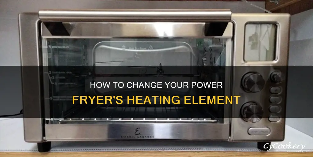 can you change the heating element in a power fryer