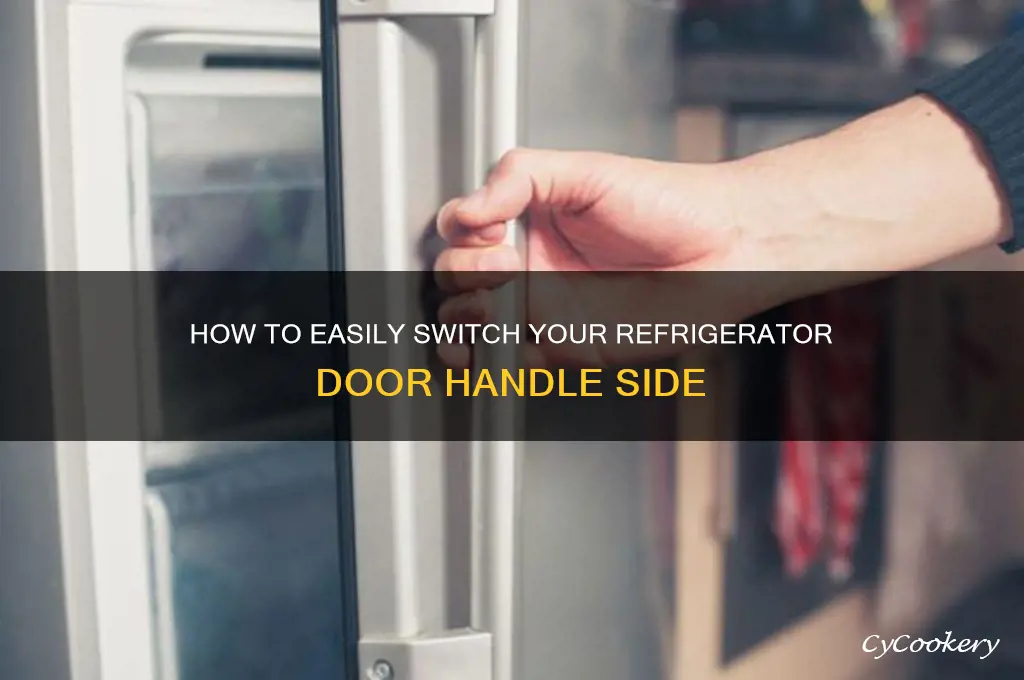 can you change the side of your refrigerator door handle