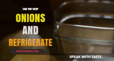 Chopping Onions Ahead: Refrigeration Tips for Freshness and Convenience